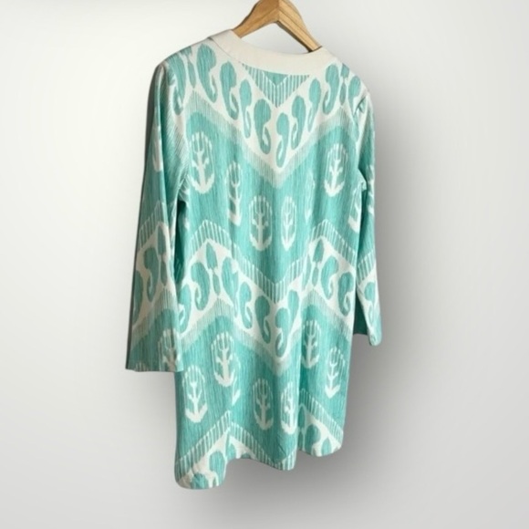 J. McLaughlin | Catalina Cloth Pullover Top Anchor Seahorse EUC - Picture 5 of 8